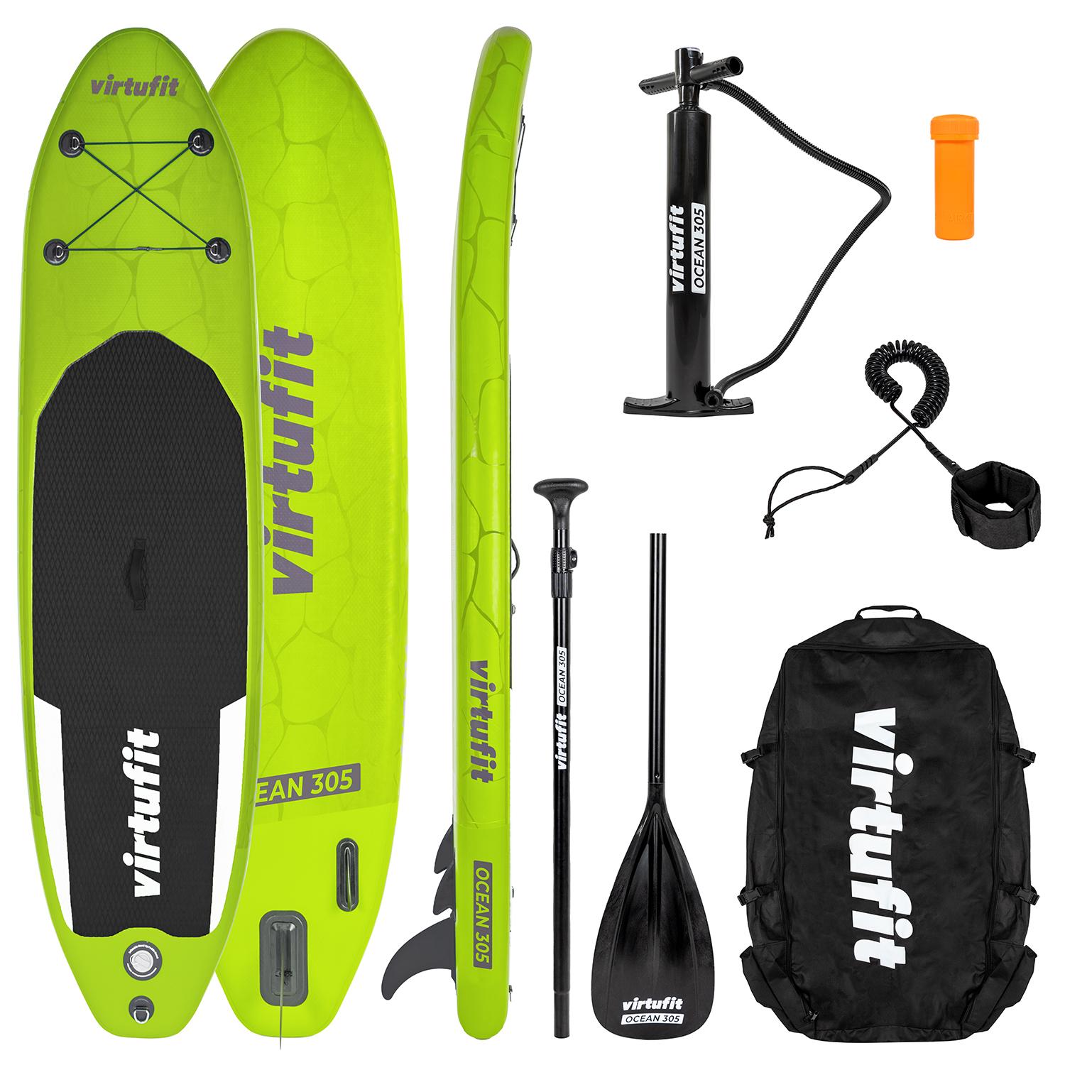 Supboard Ocean 305 Limegroen Met accessoires en draagtas Virtufit